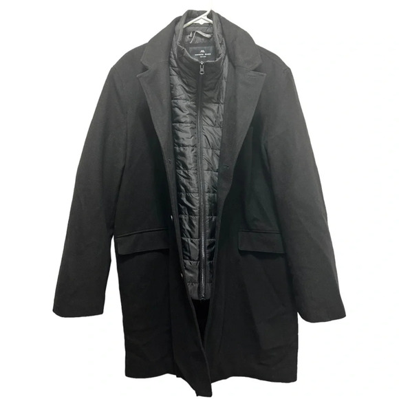 Andrew Marc Sheffield Single Breasted Wool-Blend Overcoat Large - Picture 6 of 12